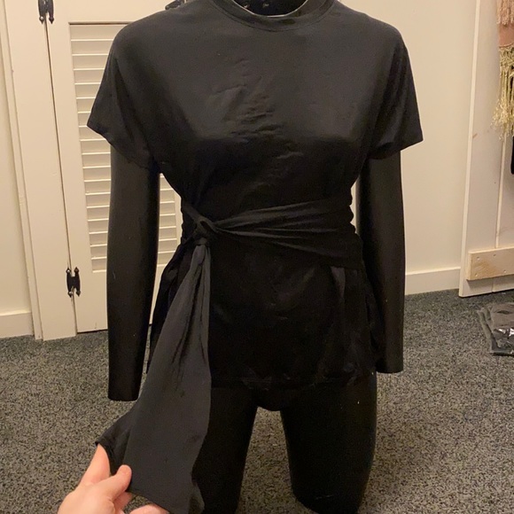 BCBG Wrap Blouse SMALL NWT - Picture 4 of 10